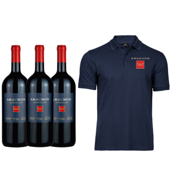 3 x Arachon T.FX.T 2020 Magnum 1,5L + gratis Poloshirt